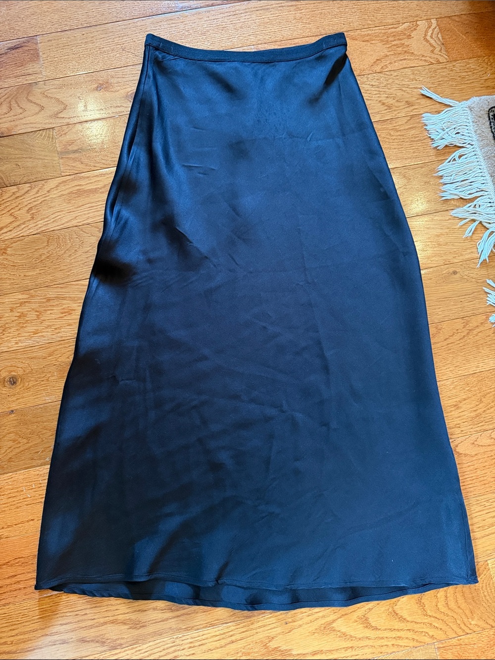 Anine Bing silk midi skirt